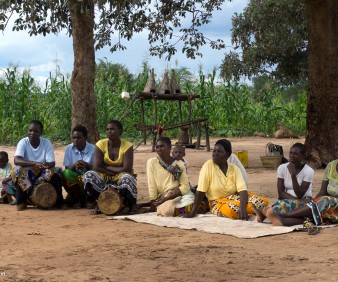Zambia village music and dance